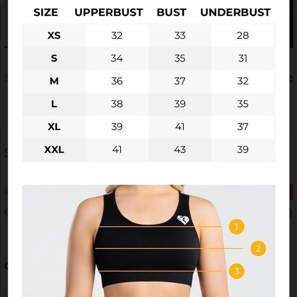 WOMEN'S Best Wear POWER SEAMLESS SPORTS BRA - charcoal gray - Picture 9 of 12